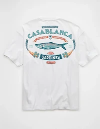 T-shirt droit à image Destination AE