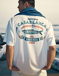 T-shirt droit à image Destination AE