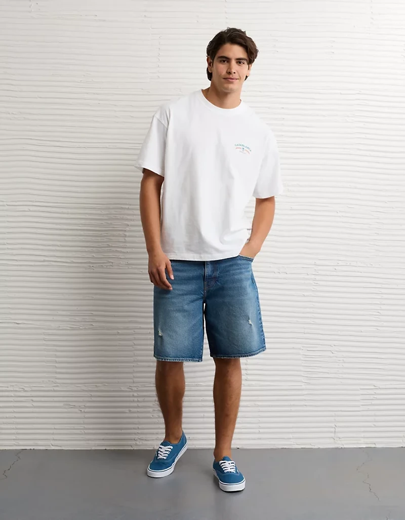 T-shirt droit à image Destination AE