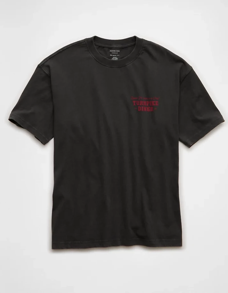 T-shirt droit à image Destination AE