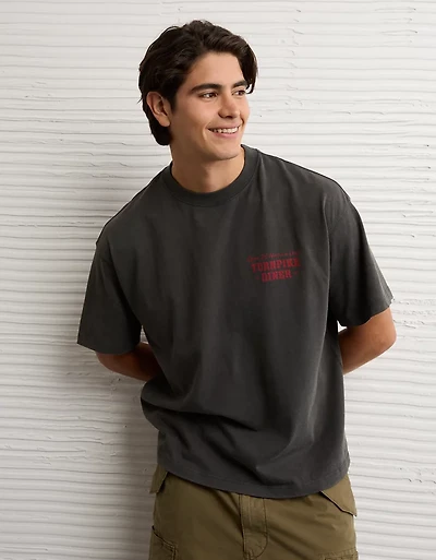 T-shirt droit à image Destination AE