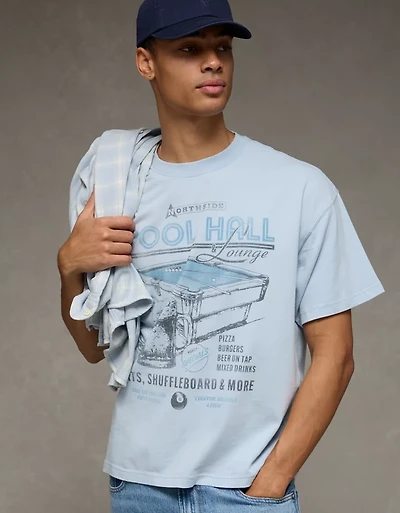 T-shirt droit à image Destination AE