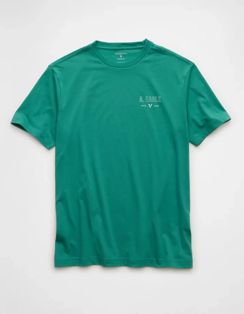 AE Standard Fit Lightweight Logo Graphic T-Shirt