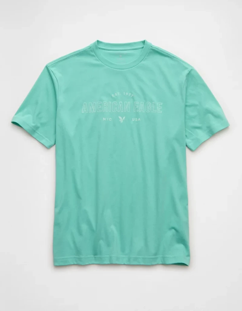 AE Standard Fit Lightweight Logo Graphic T-Shirt