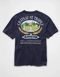 T-shirt droit à image Destination AE