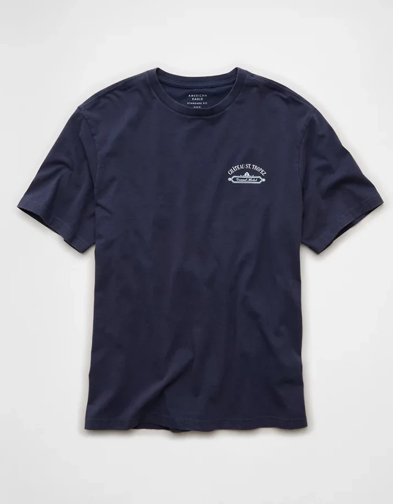 T-shirt droit à image Destination AE