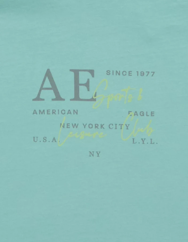 AE Boxy Fit Logo Graphic T-Shirt
