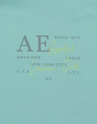 AE Boxy Fit Logo Graphic T-Shirt