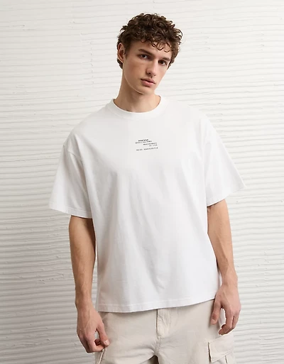 T-shirt droit à image Destination AE