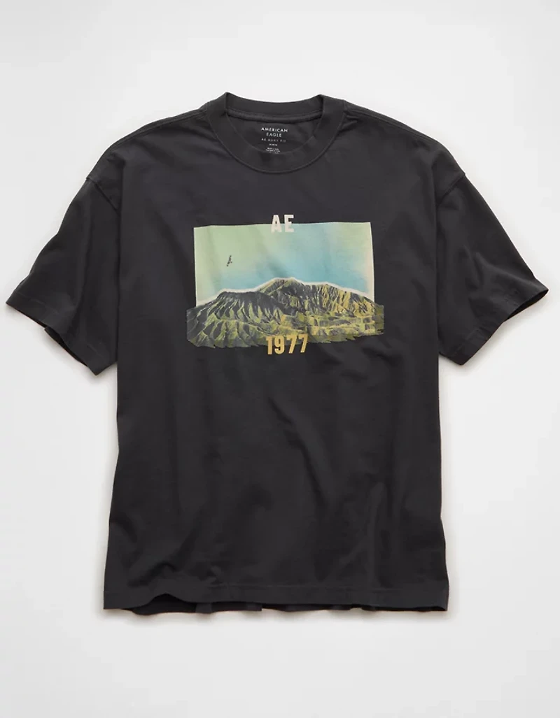 AE Boxy Fit Destination Graphic T-Shirt