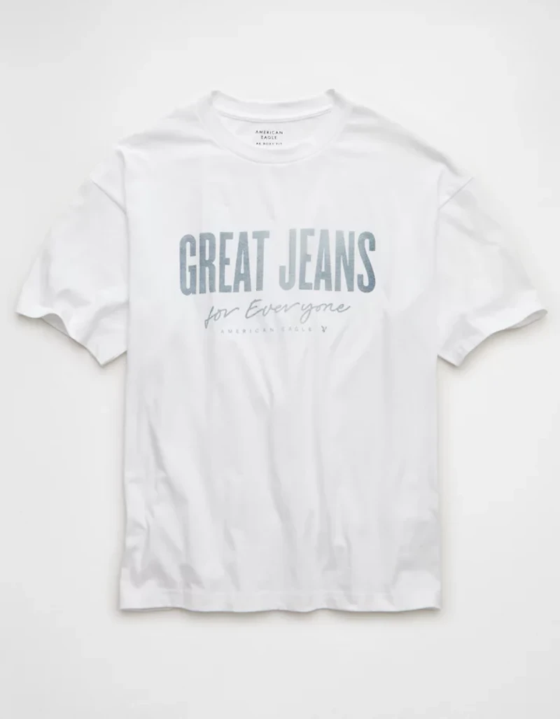 AE Great Jeans Boxy Graphic T-Shirt