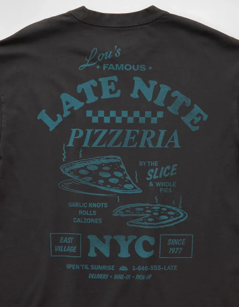 T-shirt à image droit aliment AE