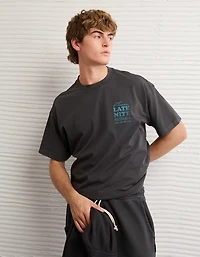 T-shirt à image droit aliment AE