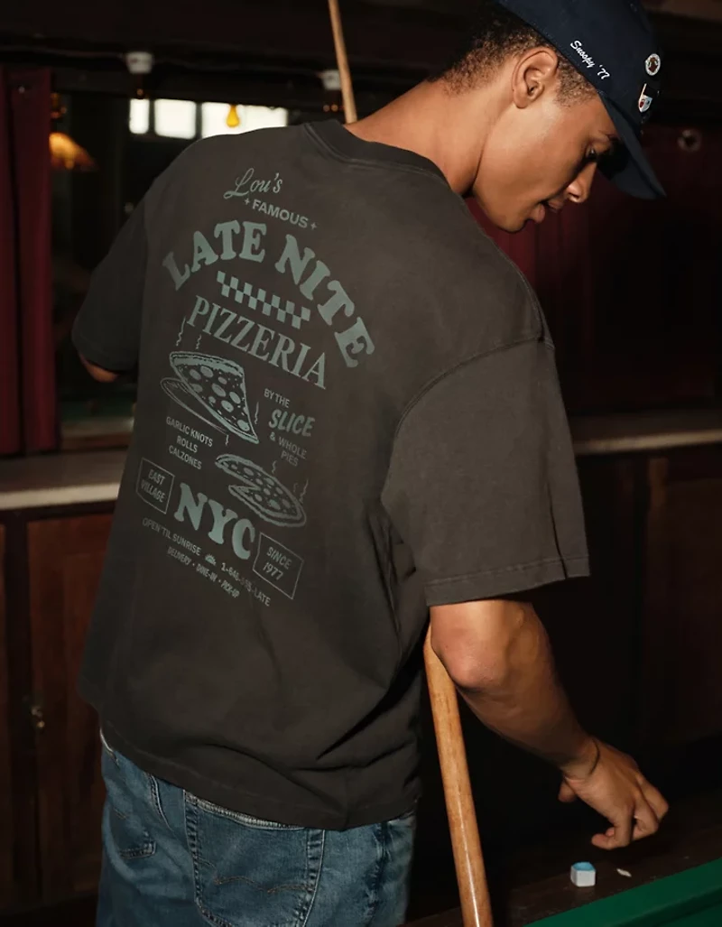 T-shirt à image droit aliment AE