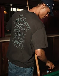 T-shirt à image droit aliment AE