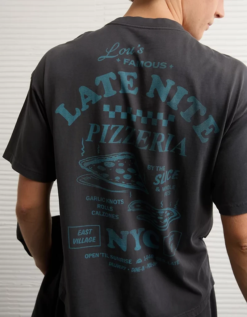 T-shirt à image droit aliment AE