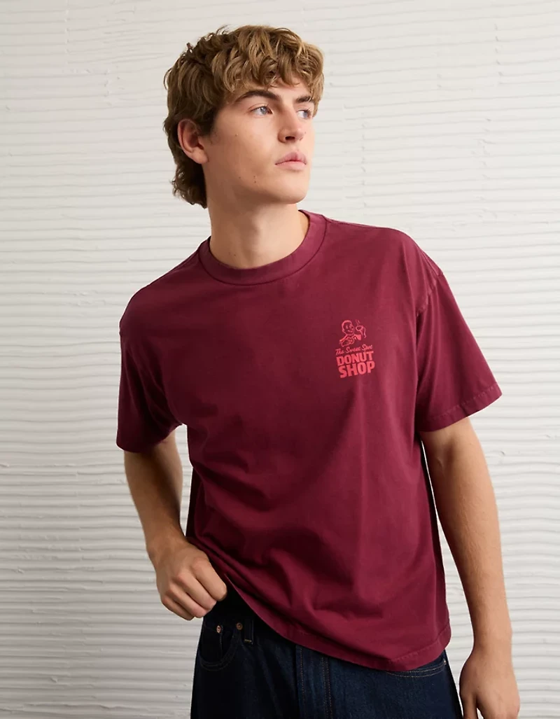 AE Boxy Food Graphic T-Shirt