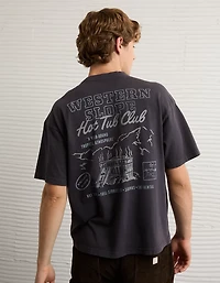 T-shirt droit à image Destination AE