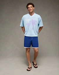 AE Pride Boxy Graphic Mesh T-Shirt