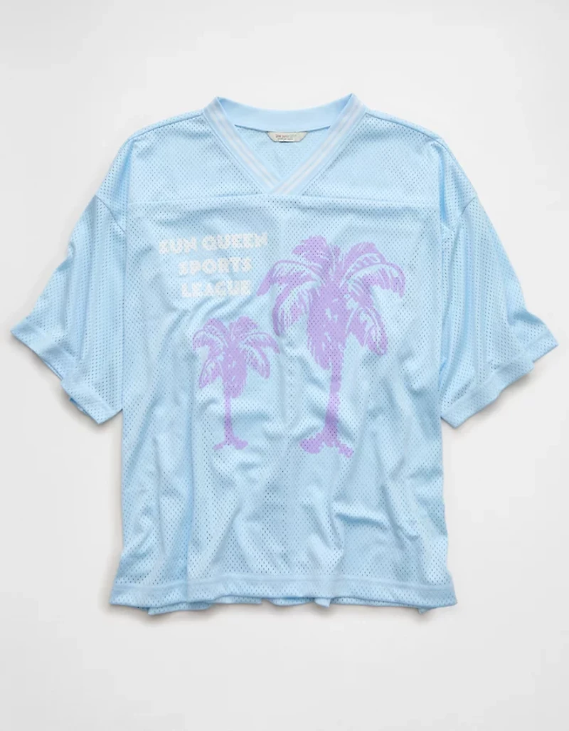 AE Pride Boxy Graphic Mesh T-Shirt