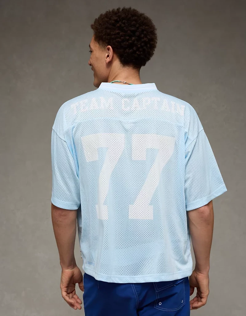 AE Pride Boxy Graphic Mesh T-Shirt