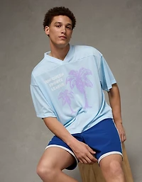 AE Pride Boxy Graphic Mesh T-Shirt