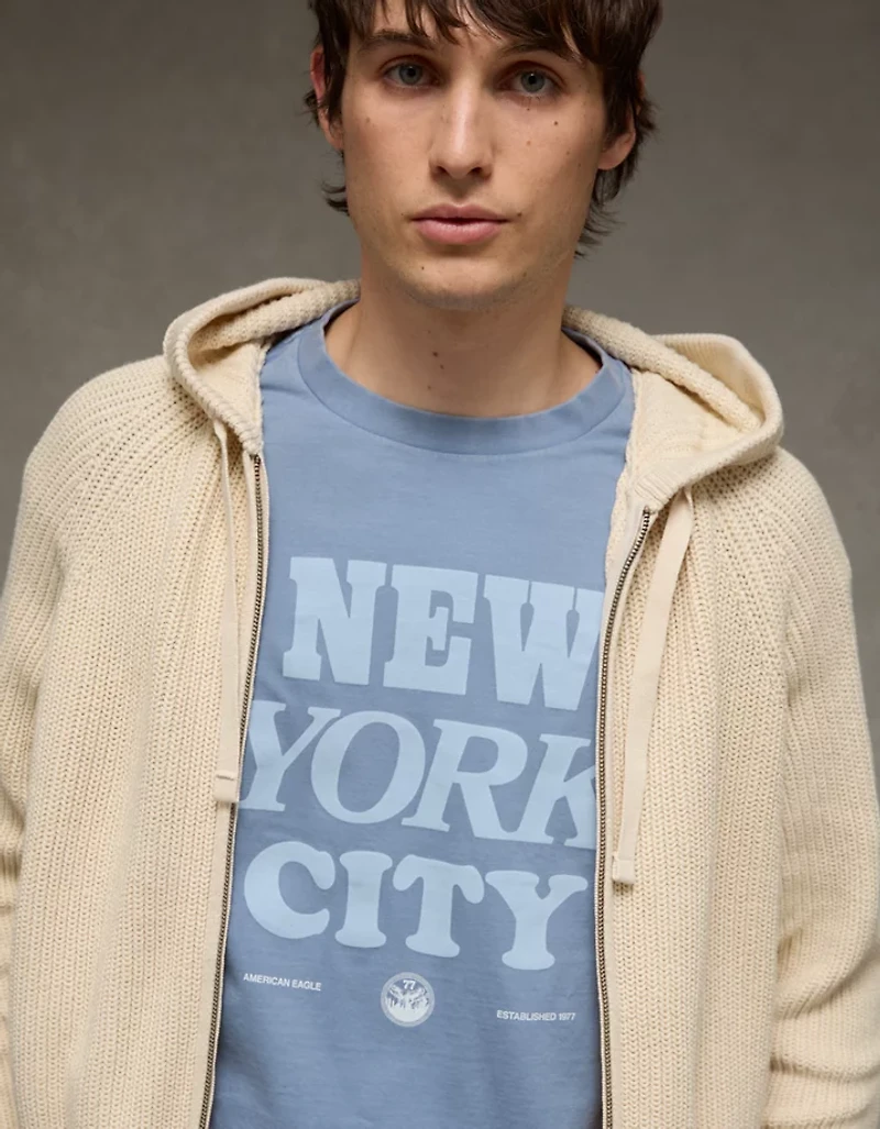 T-shirt droit à image Destination AE