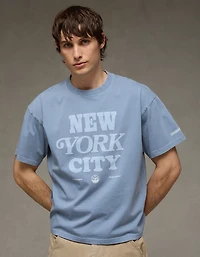 T-shirt droit à image Destination AE