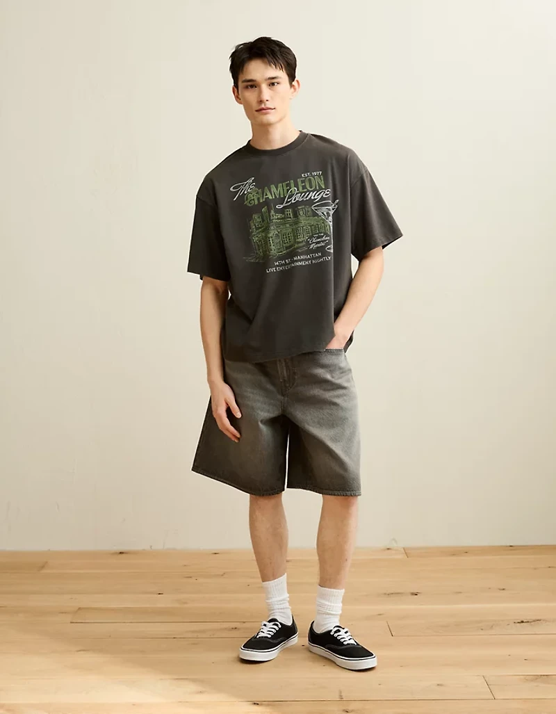 AE Boxy Fit Food Graphic T-Shirt