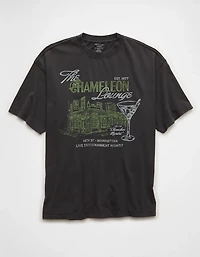T-shirt à image d’aliment coupe droite AE