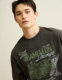 AE Boxy Fit Food Graphic T-Shirt