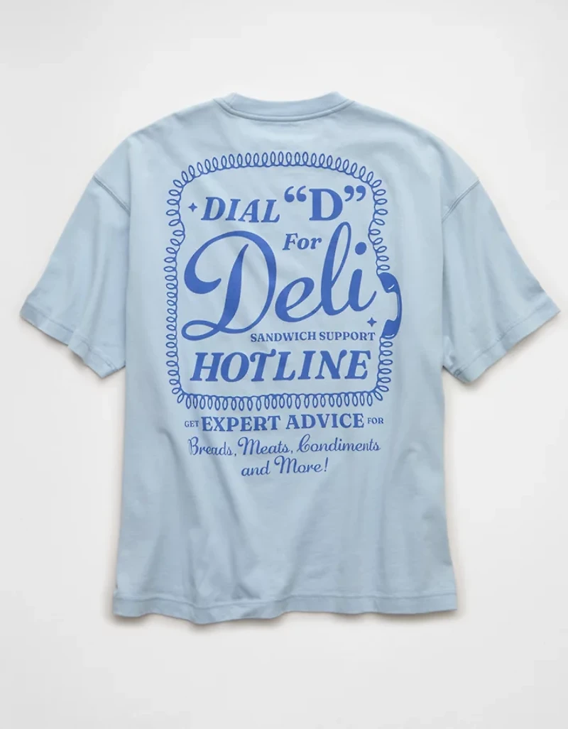 AE Boxy Fit Food Graphic T-Shirt