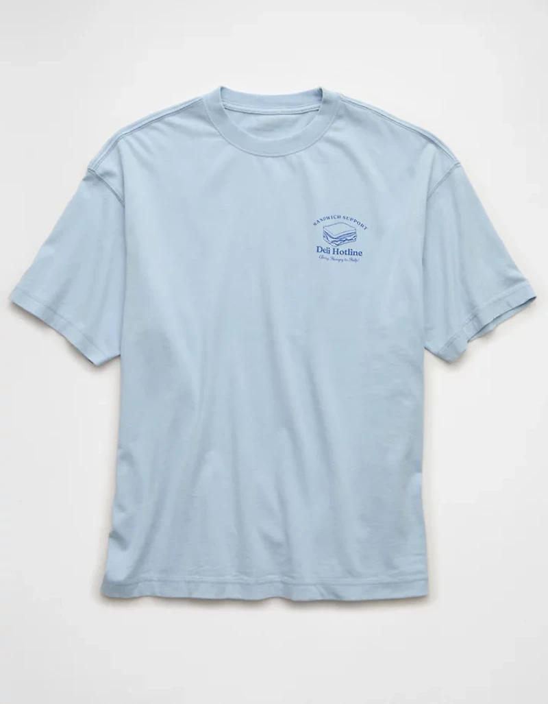AE Boxy Fit Food Graphic T-Shirt