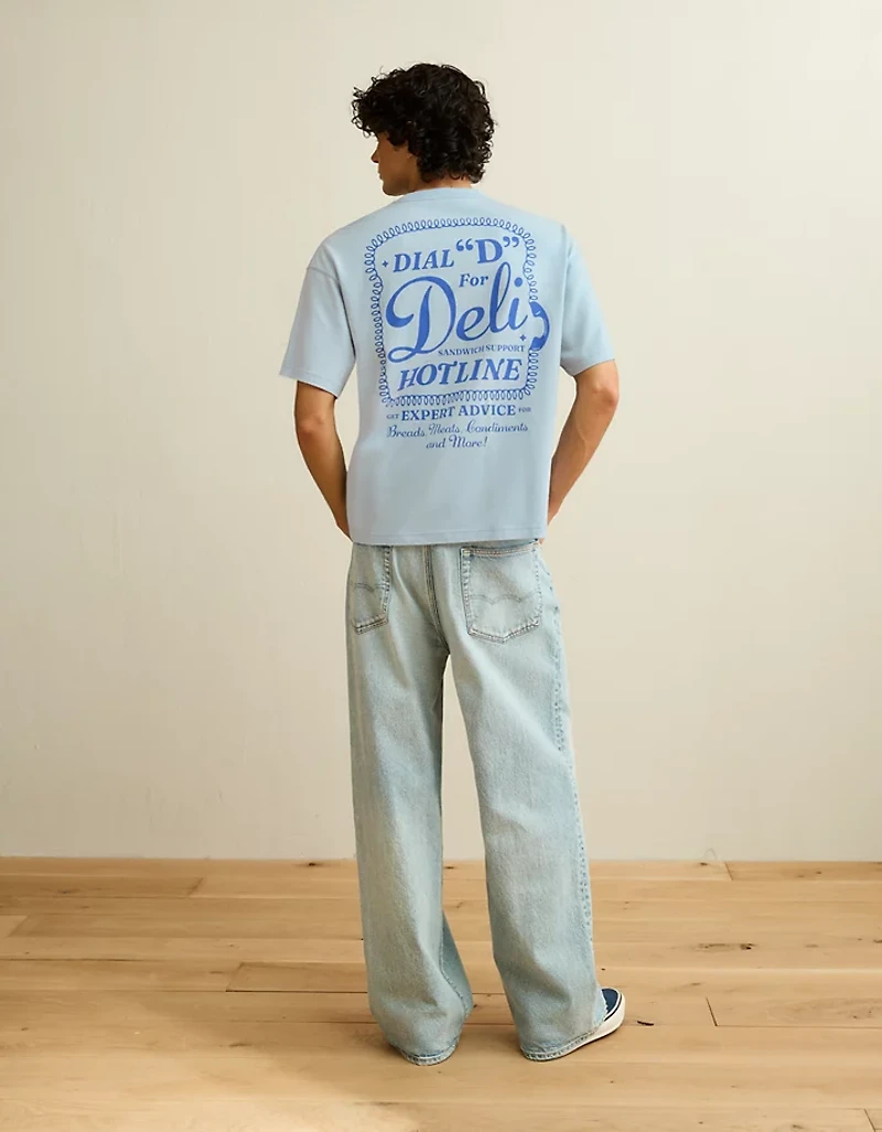 AE Boxy Fit Food Graphic T-Shirt