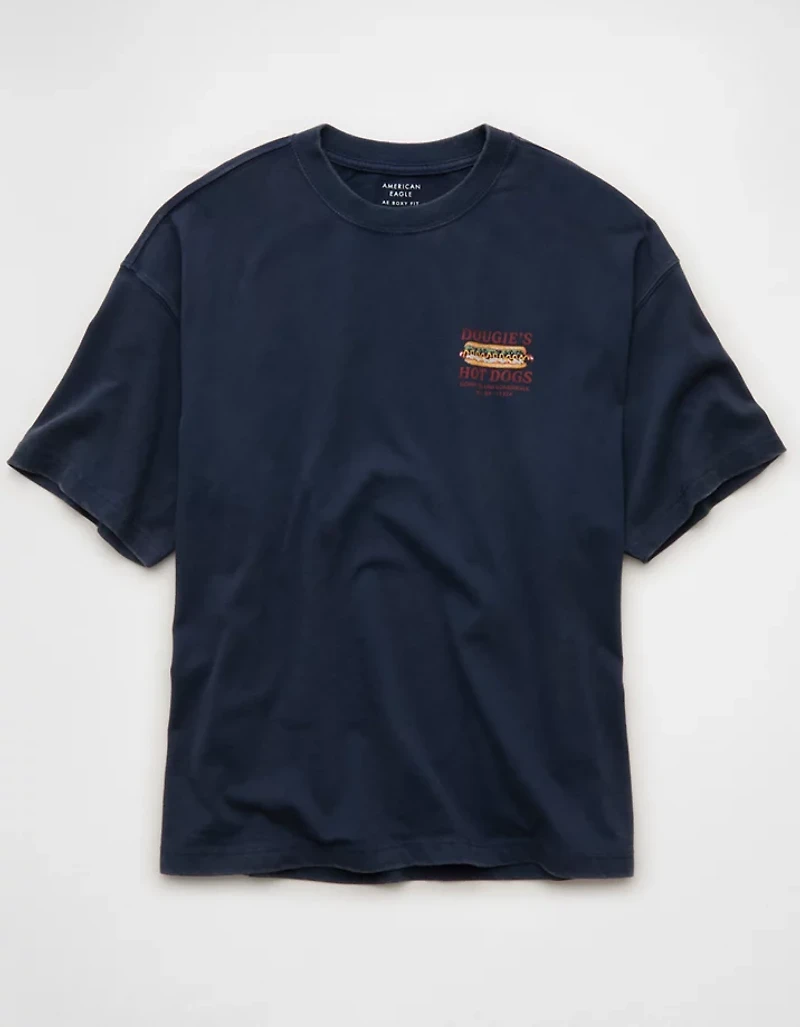 AE Boxy Fit Food Graphic T-Shirt