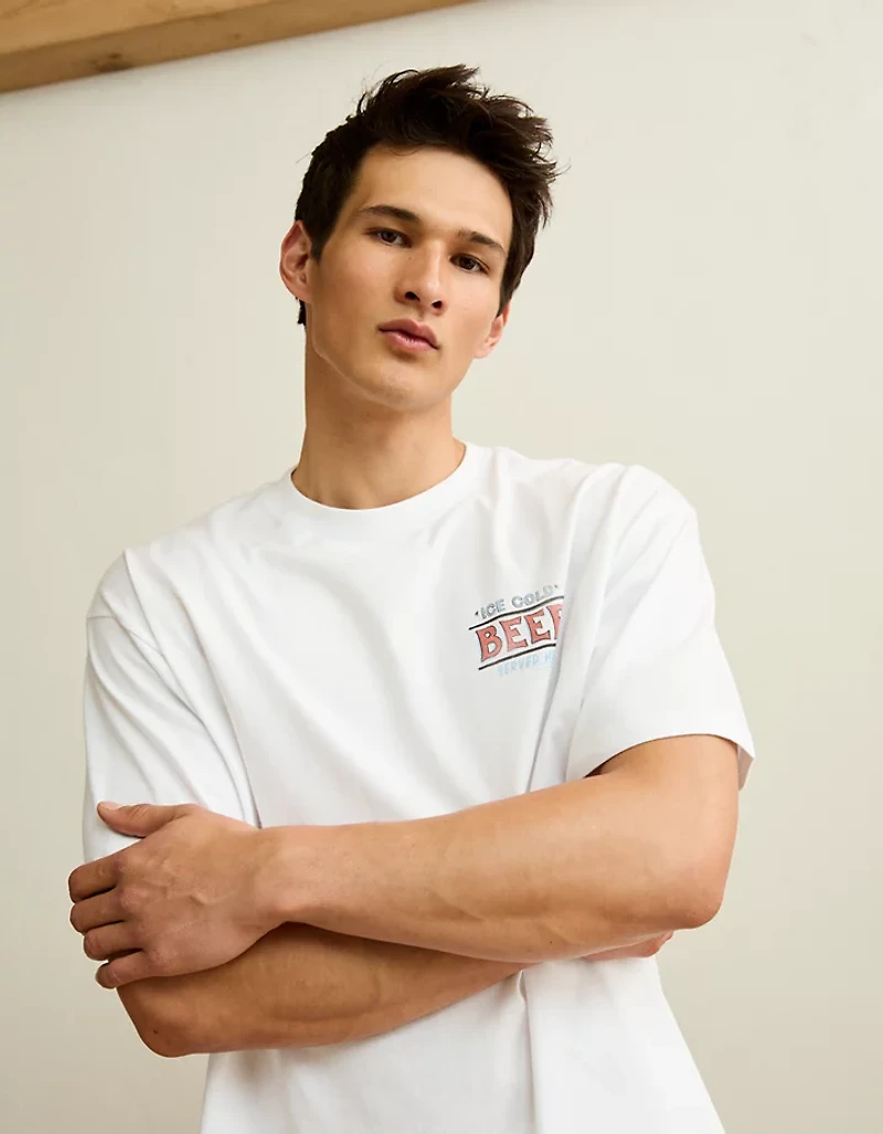 AE Boxy Beer Graphic T-Shirt