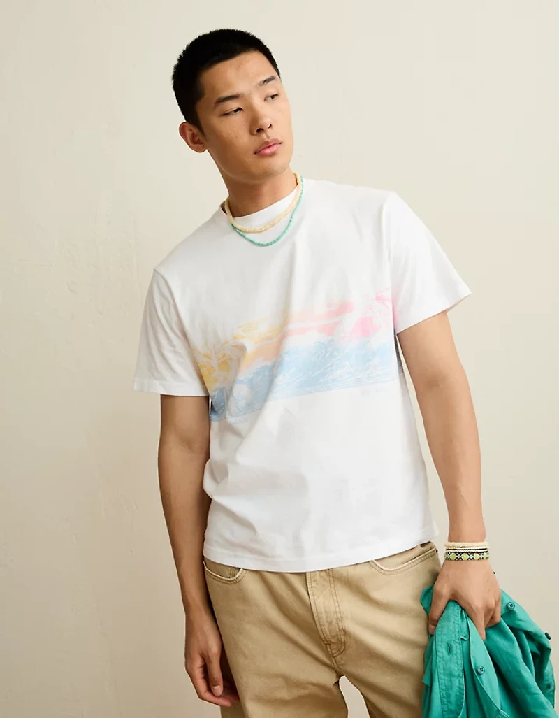 AE Standard Fit Destination Graphic T-Shirt