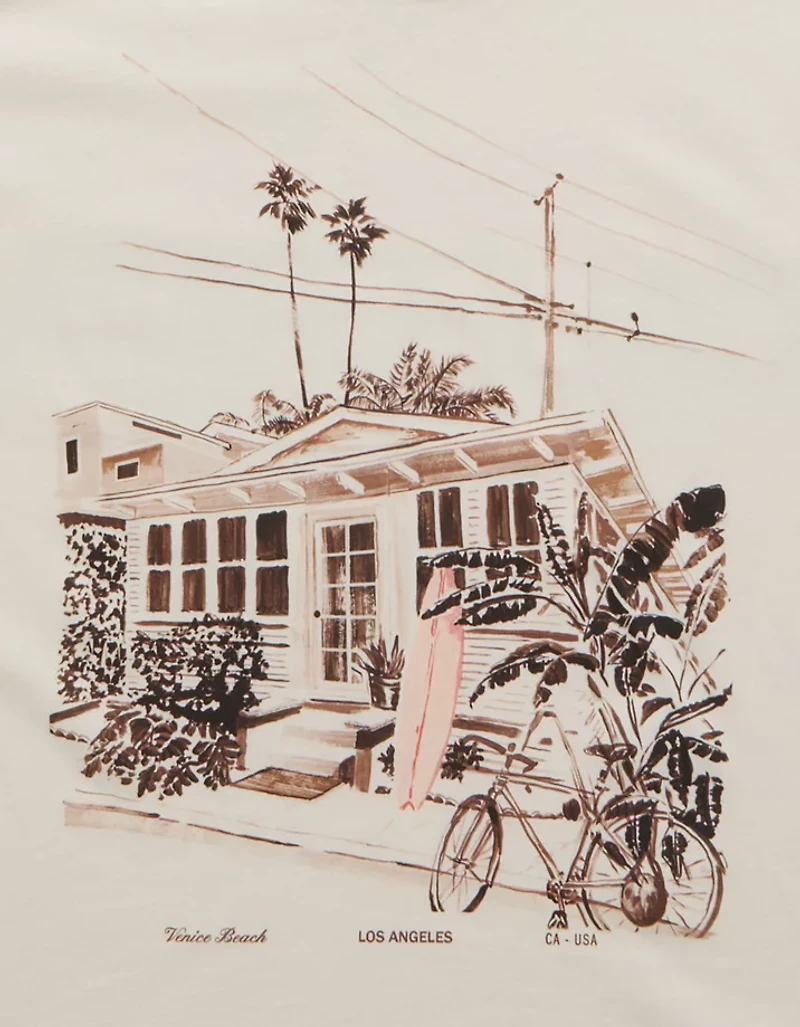 AE Standard Fit Destination Graphic T-Shirt