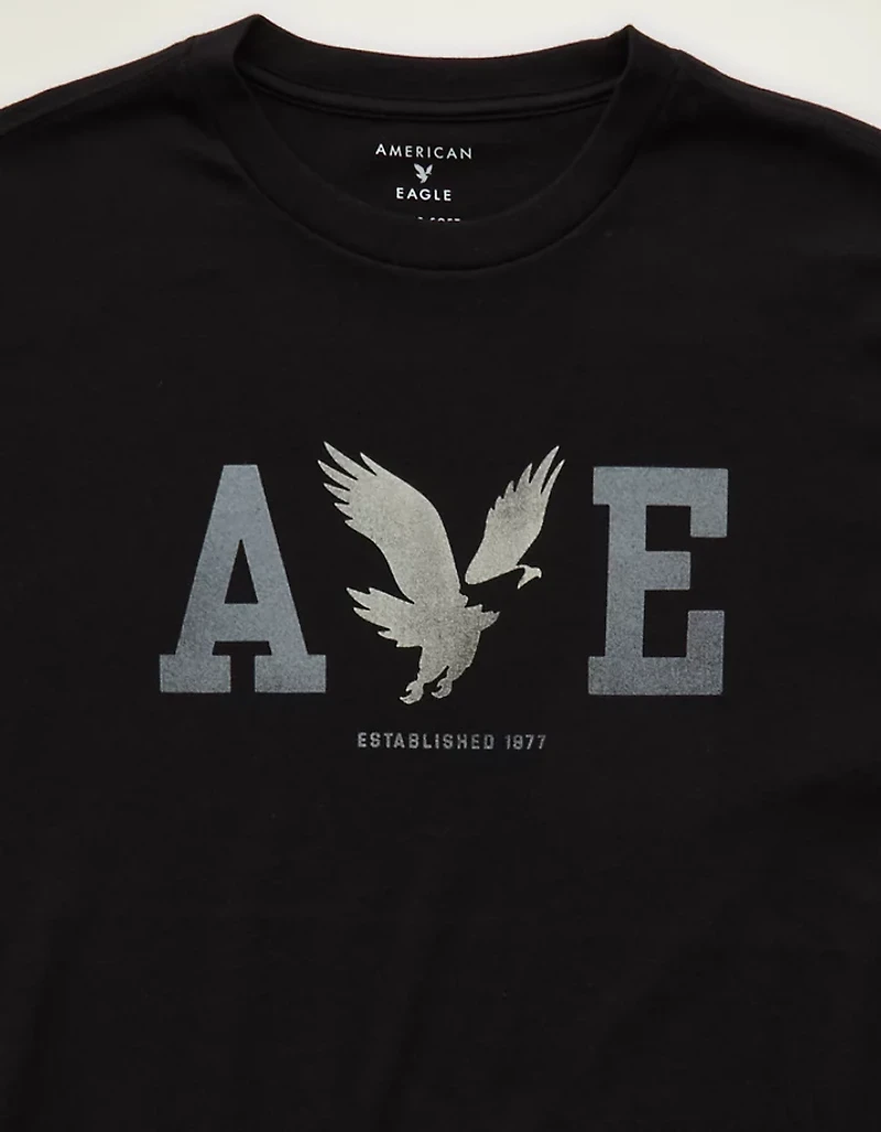 AE Standard Fit Lightweight Logo Graphic T-Shirt