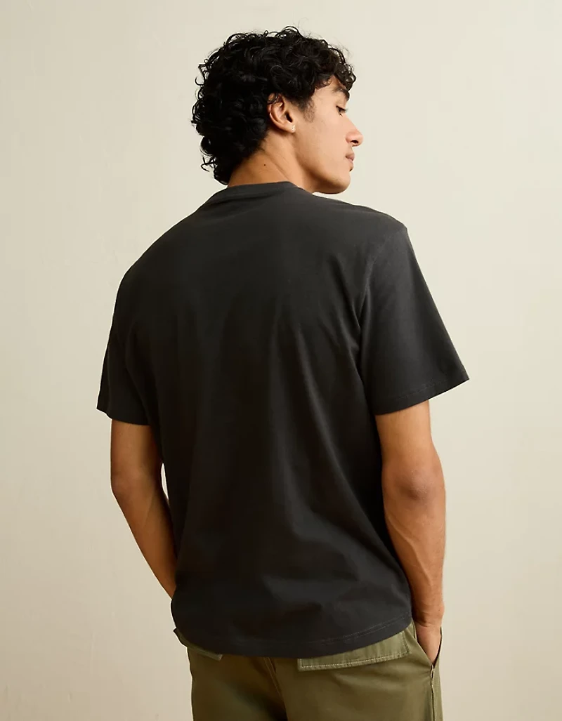 T-shirt à image logo de coupe standard AE