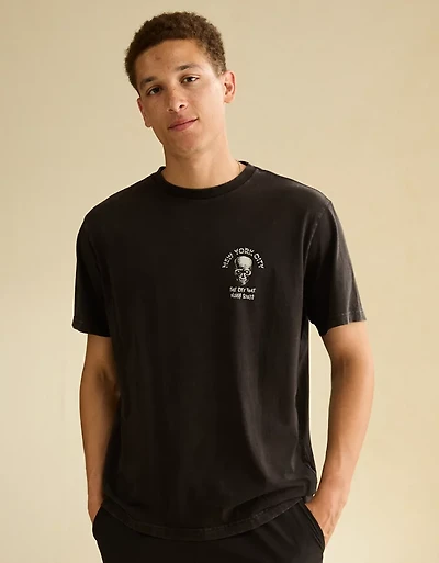 AE Standard Fit Halloween Graphic T-Shirt