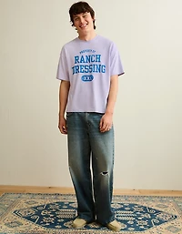 T-shirt à image avec destination coupe droite AE