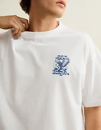 T-shirt à image culture populaire de coupe droite AE