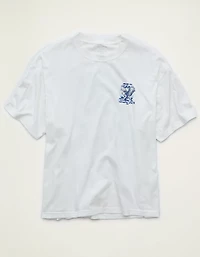 T-shirt à image culture populaire de coupe droite AE