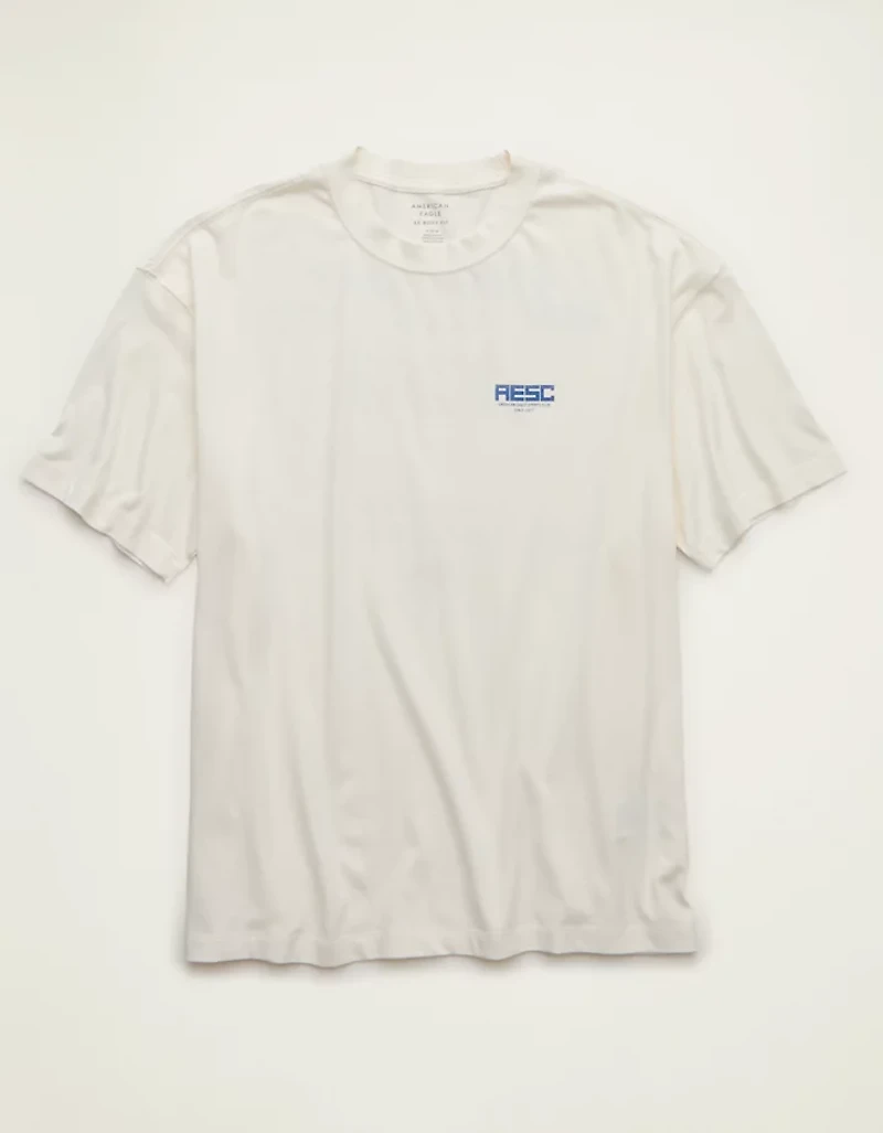 T-shirt à image avec destination coupe droite AE