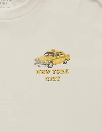 AE Boxy Fit New York City Graphic T-Shirt