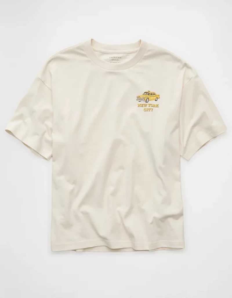 AE Boxy Fit New York City Graphic T-Shirt