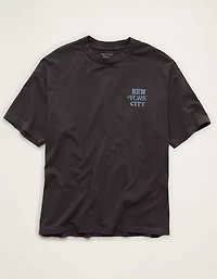 T-shirt à image New York City de coupe droite AE