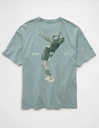 T-shirt droit à image Post Malone AE