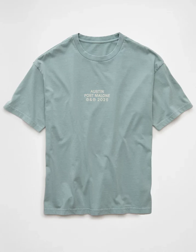 T-shirt droit à image Post Malone AE